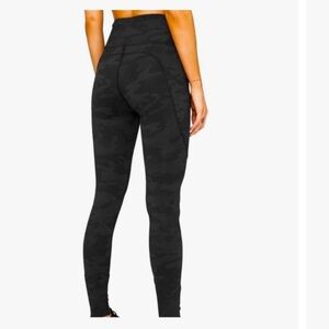Lululemon Fast and Free Tight/Leggings in dark camo